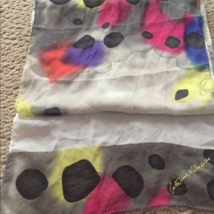 Catherine Malandrino silk chiffon scarf